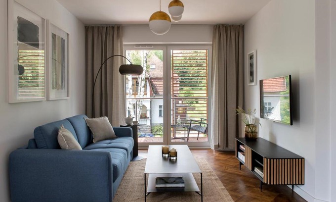 Polanica-Zdroj Apartment | Relax at Apartament LUMOS with Private Pool & Ocean Views