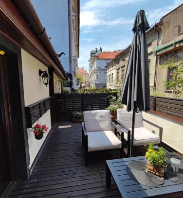Bielsko-Biala Apartment | Modern Apartment Podcienie with Terrace in Bielsko-Biała