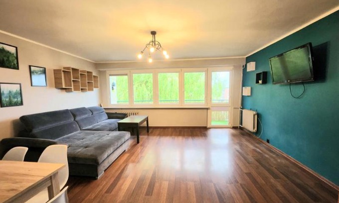 Gizycko Apartment | Pet-Friendly Ocean View Apartment in Giżycko Awaits You