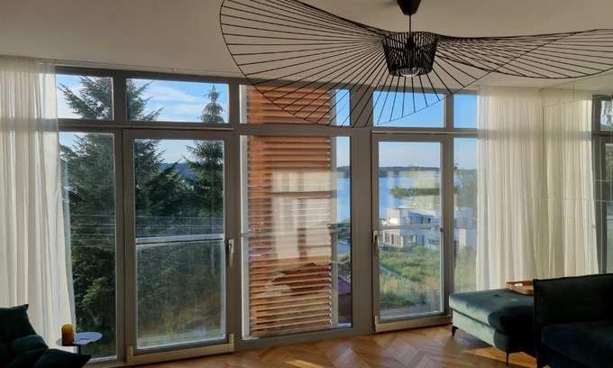 Charzykowy Apartment | Scenic Lakeview Apartment: Guest Rated 9.5, Child Friendly