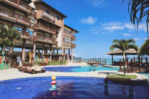 Barra de Sao Miguel House | Oceanfront Apartment 05: Rated 10/10 with Pool & Hot Tub