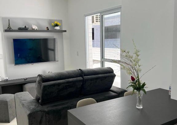 Canto do Forte Apartment | Cozy 1-Bedroom Apartment with Grill near Praia Grande