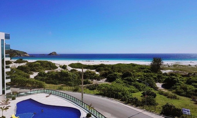 Centro Apartment | Oceanfront 1-Bedroom Apartment in Arraial do Cabo - Rated 10/10