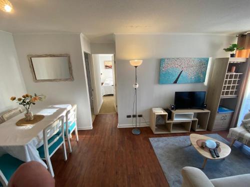 Curico Apartment | Convenient Apartment Steps from Ruta 5 Sur for Families