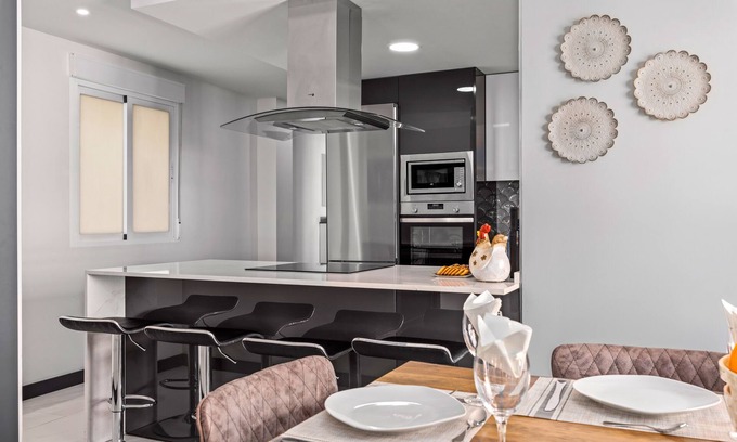 Torrevieja Apartment | Steps from Playa Los Locos: Apartment with Ocean Views