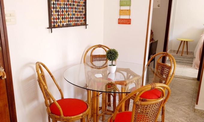 Sao Vicente Apartment | Pet-Friendly Apartment Steps from Itararé Beach with Wi-Fi