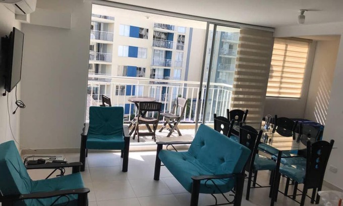 Ricaurte Apartment | Cozy Apartment with AC, Pool & Pet-Friendly Amenities