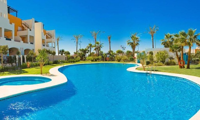 Vera Apartment | Family-Friendly Apartamento Cala Marques with Pool & Hot Tub