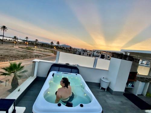 Puerto de Mazarron Apartment | Oceanfront Apartment with Solarium in Costa Calida