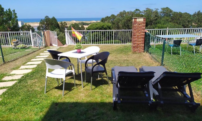 Mogro Apartment | Private Garden Apartment Steps from Usil Beach - Mogro