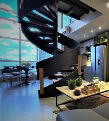 Goiania Apartment | Stylish Duplex Manhattan: 3 Suites with Oceanfront Views