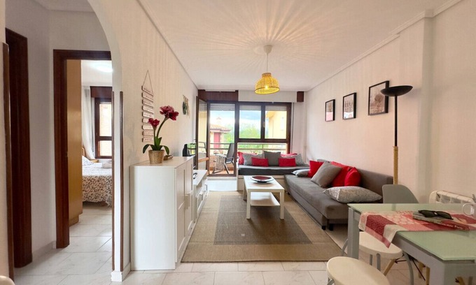 Santona Apartment | Oceanfront Apartment in Berria with Spa and Pool Access
