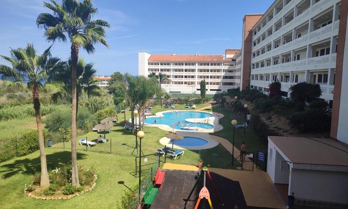 Puerto de la Duquesa Apartment | Tranquil Oceanfront Apartment Steps from the Beach