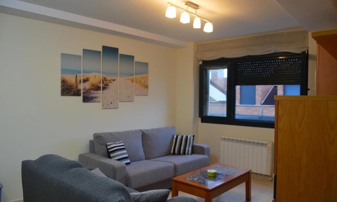 Posada de Llanes Apartment | Inviting Los Robles Apartment with Pool & Child-Friendly Space