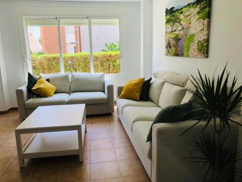 Vera Beach Apartment | Oceanfront Apartment Luz de Baria with Beautiful Garden