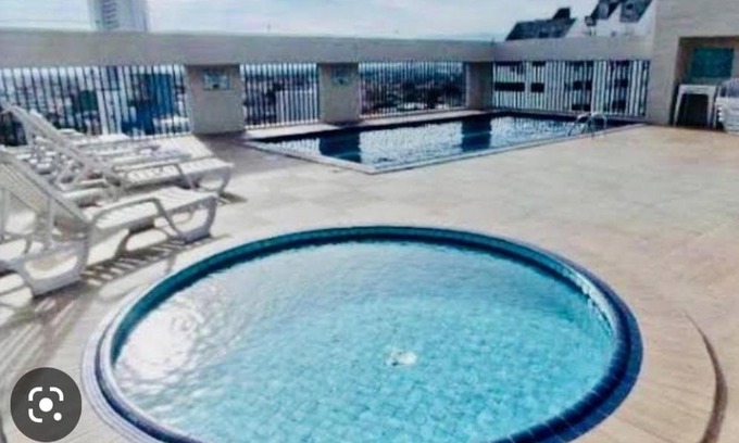 Sao Vicente Apartment | Oceanfront Flat Palladium Service – Pool & Wheelchair Access