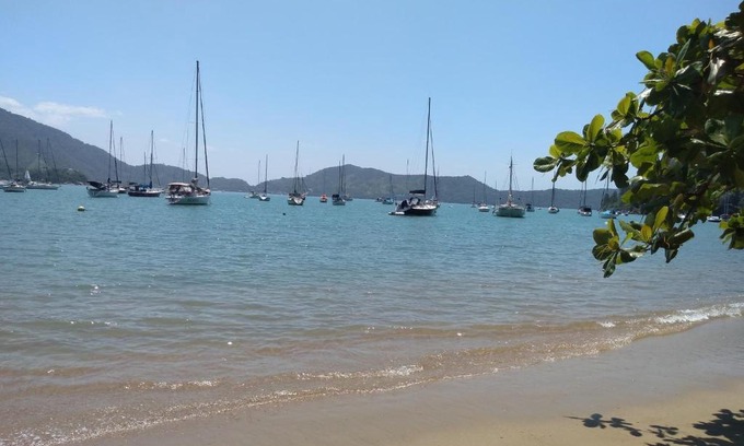 Pereque-Mirim Apartment | Oceanfront Apartment at Ubatuba Ypê Mirim Beach