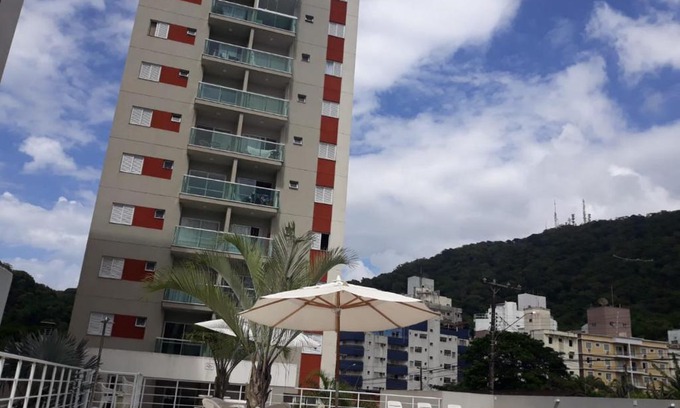 Vila Julia Apartment | Inviting Guarujá Enseada Apartment with Ocean View & Pool