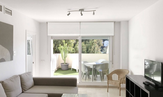 Malaga-Este Apartment | Discover Apartamentos Doña Carmen with Oceanfront Views