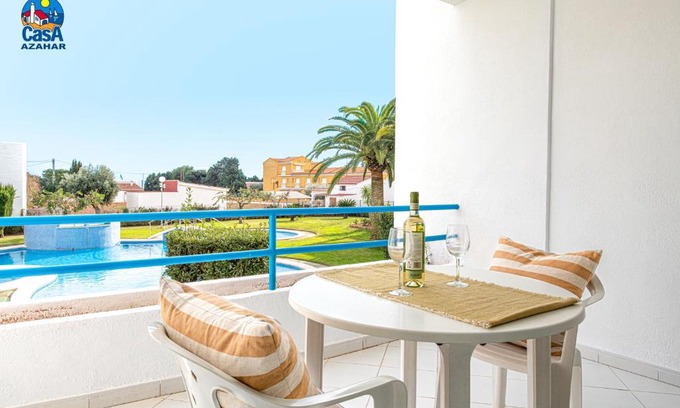 Alcossebre Apartment | Discover Nova Romana Casa Azahar with Oceanfront Pool Access