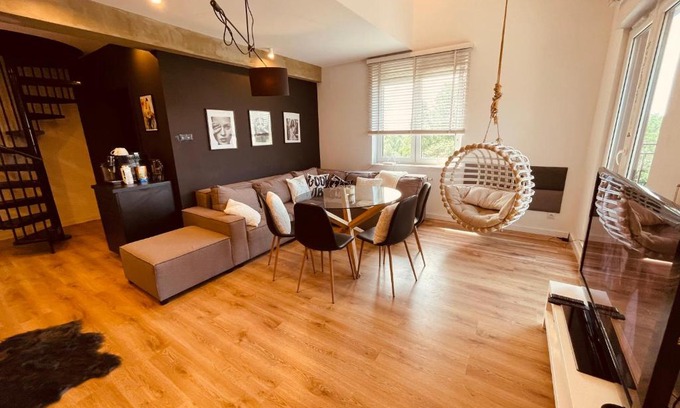 Brynow Apartment | Stylish KTW PENTHOUSE with Terrace & Family-Friendly Perks