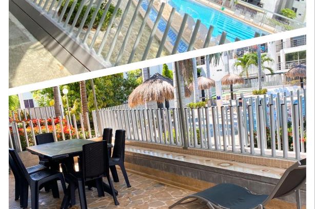 Zona Colonial Apartment | Relaxing Apartasol with Pool View in Santa Fe