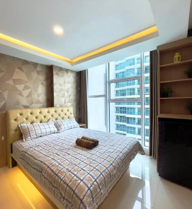 Tangerang Apartment | apartemen brooklyn alsut Studio bergaya modern,pusatkota,cozy,pool,gym,wifi