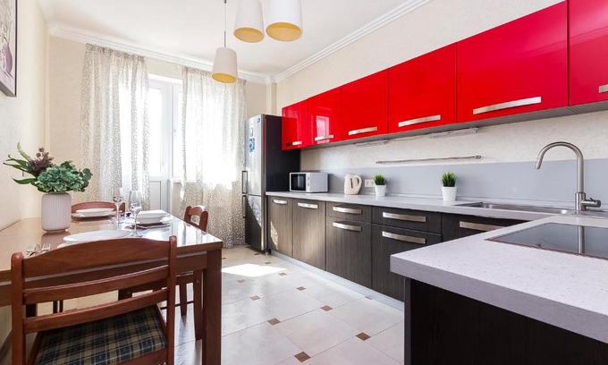 Zapadnyy okrug Apartment | Accessible Comfort at ApartGroup Kubanskaya Naberezhnaya 64