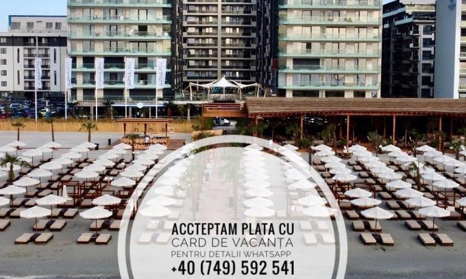 Mamaia-Sat Apartment | Beachfront Elegance at ApartHotel Mamaia Nord SA - 4 Star
