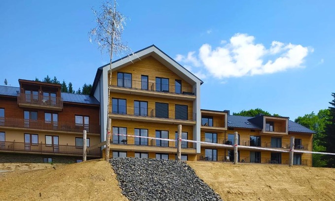 Zelezna Ruda Apartment | Cozy Apartment Brčálník with Balcony and Breakfast Included