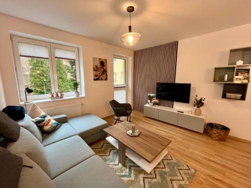 Jachymov Apartment | Unwind at Apartmán NeKLID: Top-Rated with Spa & Pet-Friendly