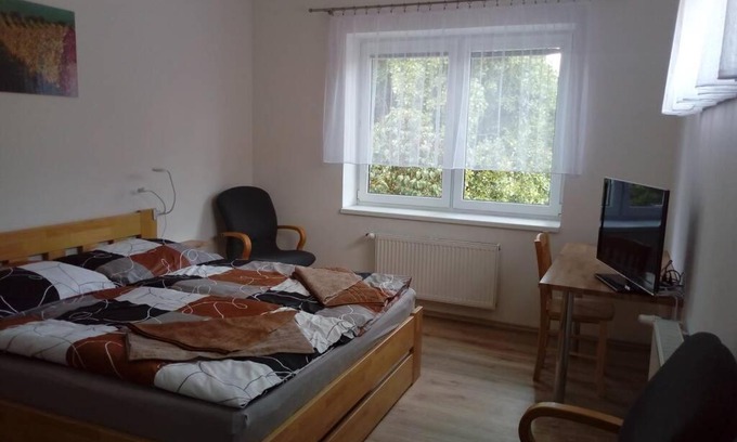 Straznice Apartment | Family-Friendly Apartment Near the Park in South Moravia