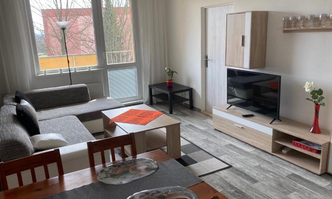 Velke Losiny Apartment | Relaxing Retreat in Velké Losiny with Spa & Hot Tub