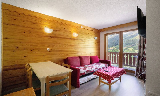 Saint-Francois-Longchamp Apartment | Apartment 'A3 209 Appart Au Pied Des Pistes' with Mountain View and Balcony