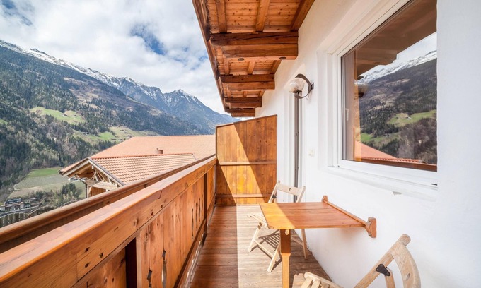 San Leonardo in Passiria Apartment | Inviting Apartment 'Haslingerhof - Ortler' with Mountain Views