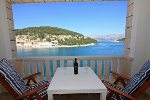 Cove Basina (Jelsa) Apartment | Oceanfront Getaway at Apartmani Nila with Top Ratings