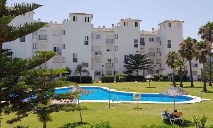 Castillo de Sabinillas Apartment | Family-Friendly Apartment Steps from the Ocean with Pool