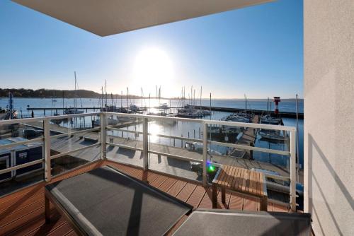 Eckernfoerde Apartment | Pet-Friendly Apartmenthaus Hafenspitze with Ocean Views