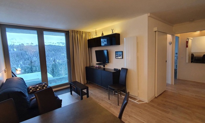 Flaine Apartment | Comfortable 3-Room Apartment Near Shops & Ski Slopes