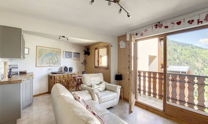 Saint-Jean-dʼAulps Apartment | Relaxing Mountain View Apartment for 4-5 Guests at Grand Cerf