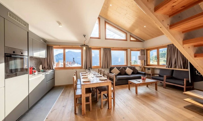 Vercorin Apartment | Apartment 4 Zimmer 8 Personen Duplex Deluxe Superior