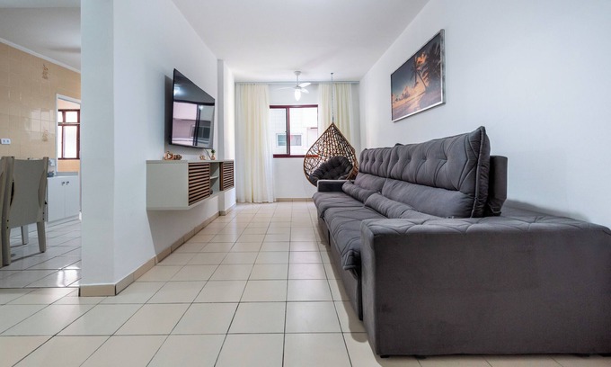 Tupi Apartment | Apartment 90m from the beach + free garage and comfort