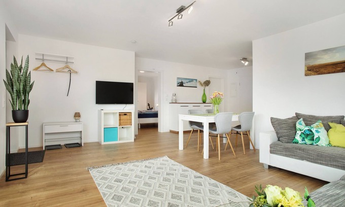Ludwigshafen Apartment | Oceanfront Apartment 'Achterkajüte' with Private Terrace
