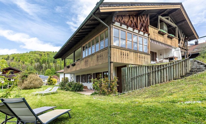 Unterwoessen Apartment | Scenic Apartment "An den Bergen" with Mountain Views & Terrace
