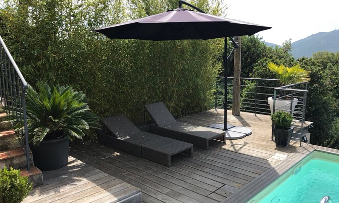 Plan-de-la-Tour Apartment | Relaxing Retreat with Garden Pool & Ocean View - 9.8 Rated