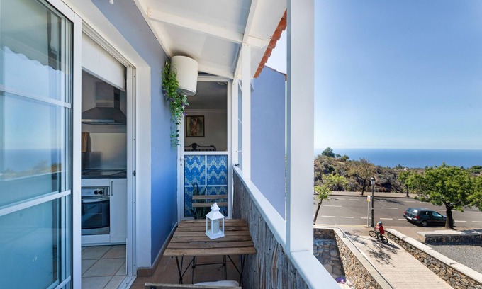 Puntagorda Apartment | Relaxing Apartment El Almendro with Ocean View and Balcony