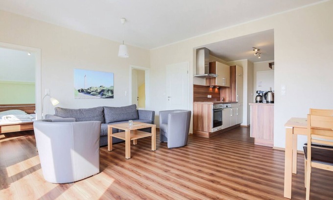 Sahrensdorf Apartment | Cozy Apartment for 5 with Ocean View in Fehmarn