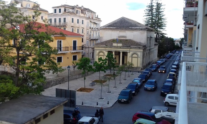 Old Town House | Prime Corfu Apartment with Elevator and Family Amenities