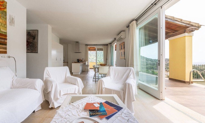 Villasimius Apartment | Oceanfront Apartment 'Attico Nicole' with Private Pool