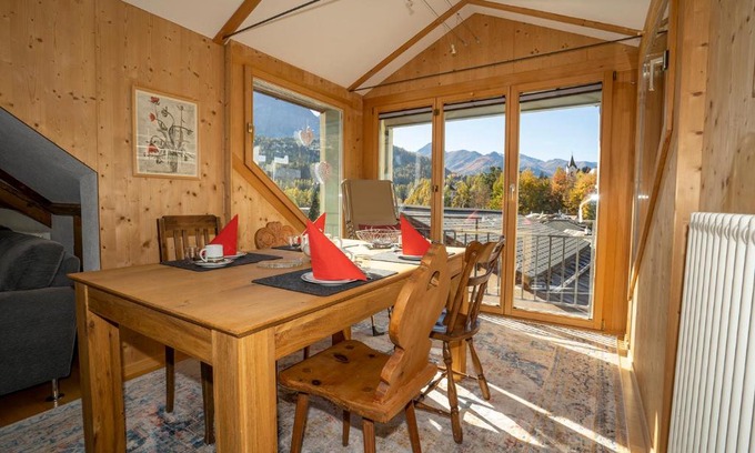 Engadin Scoul Apartment | Modern Apartment Bügl Grond 124: Rated 9/10 for Families